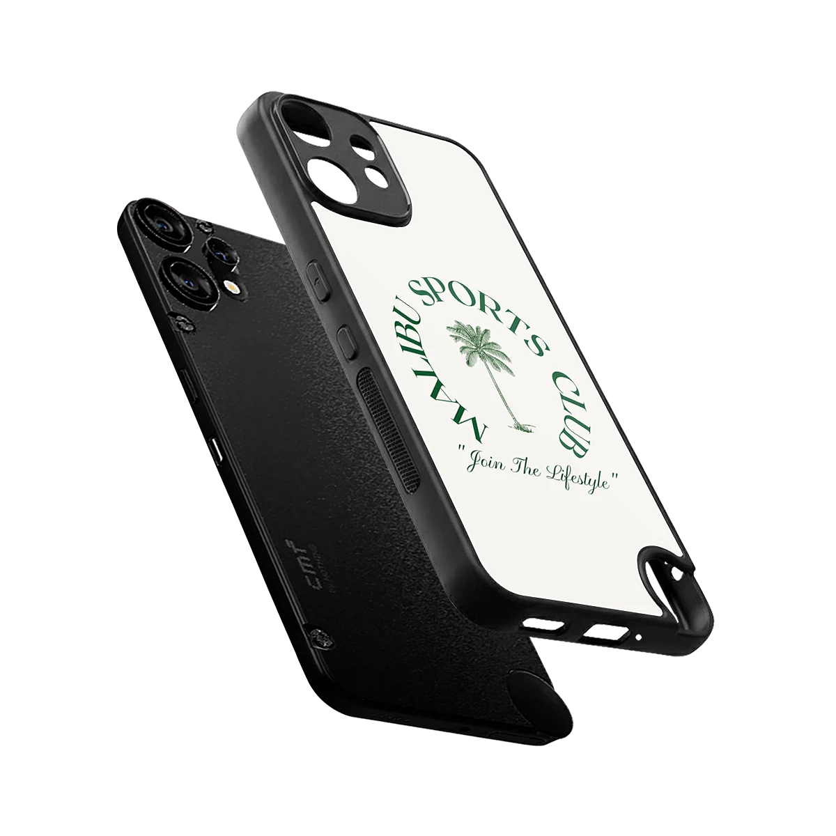 Malibu Sports Club sleek cmf nothing phone 2 pro cover with tempered glass back and TPU edges