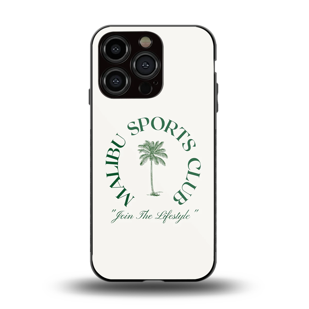 Malibu Sports Club back phone cover | glass case for iphone 13 pro