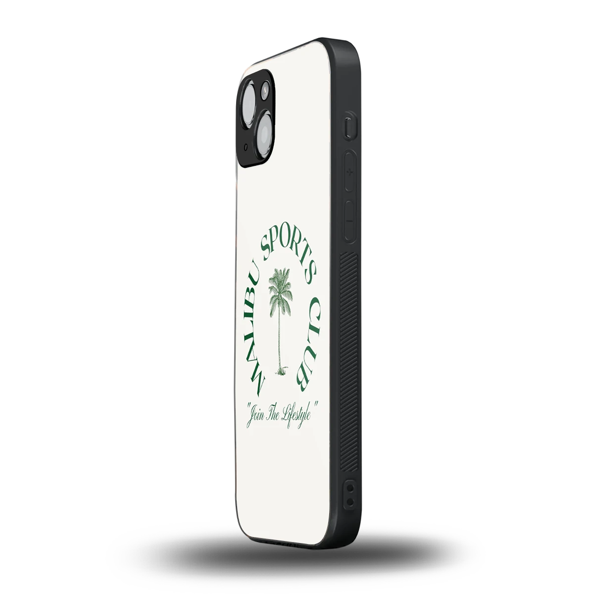 Malibu Sports Club iphone 15 plus mobile cover | shockproof glass phone case