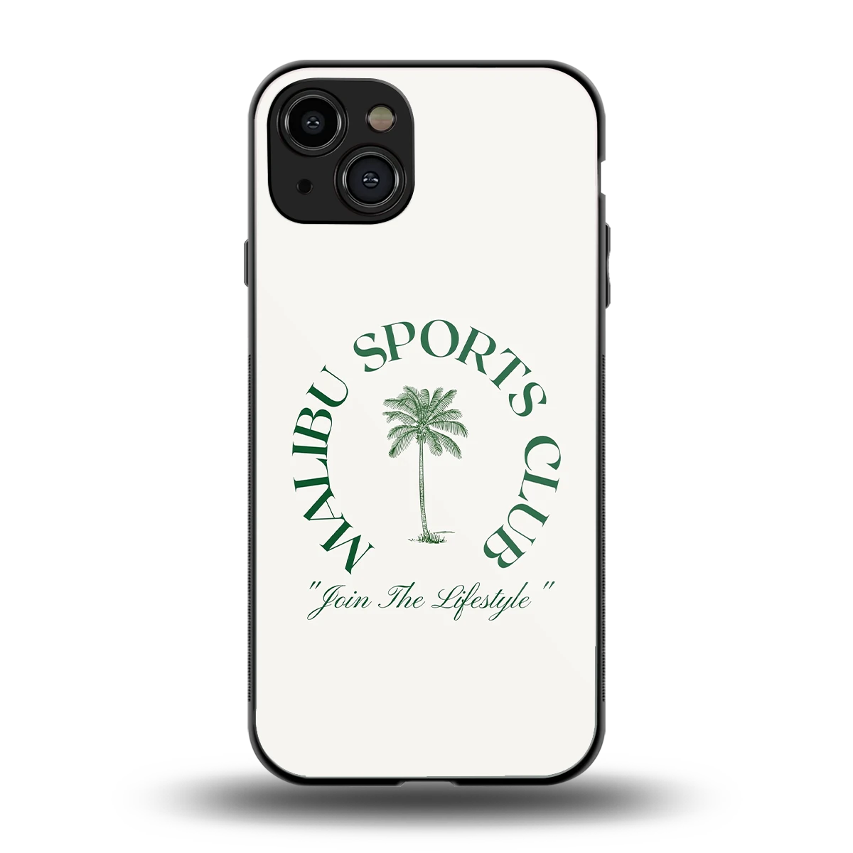 Malibu Sports Club back phone cover | glass case for iphone 15