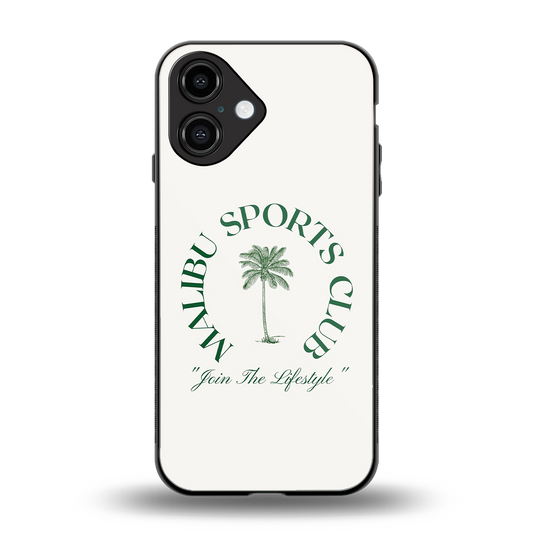 Malibu Sports Club Phone Case for Iphone 16 | Glass Case