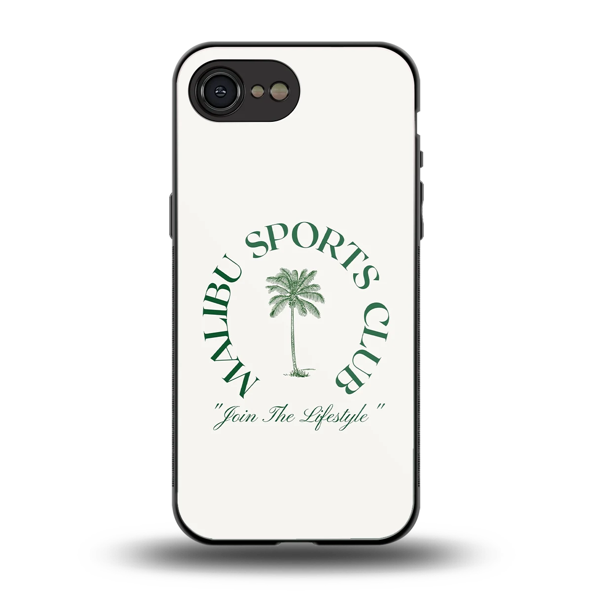 Malibu Sports Club back phone cover | glass case for iphone 17e