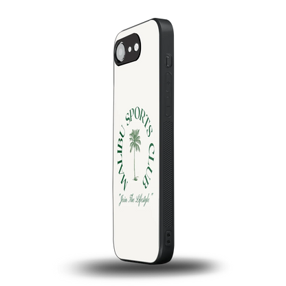 Malibu Sports Club iphone 16e mobile cover | shockproof glass phone case
