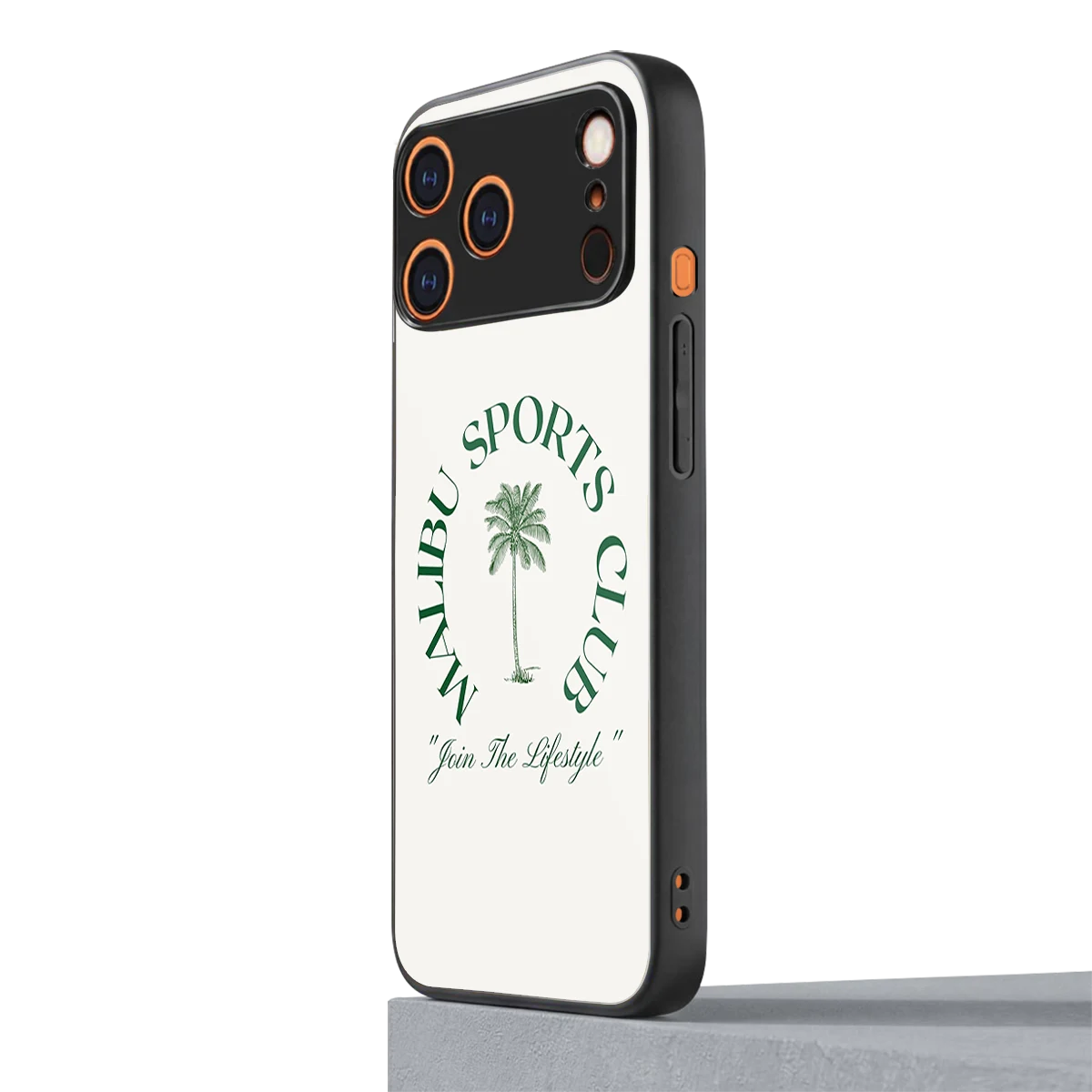 Malibu Sports Club iphone 17 pro mobile cover | shockproof glass phone case