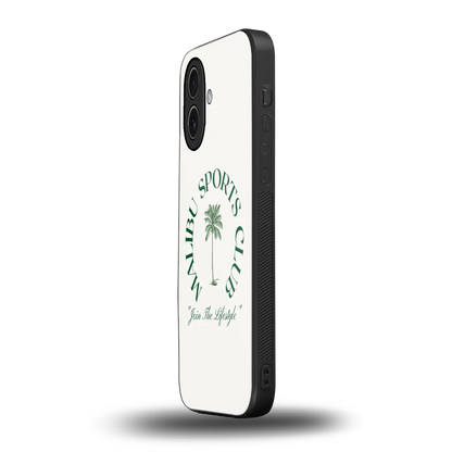 Malibu Sports Club iphone 17 mobile cover | shockproof glass phone case