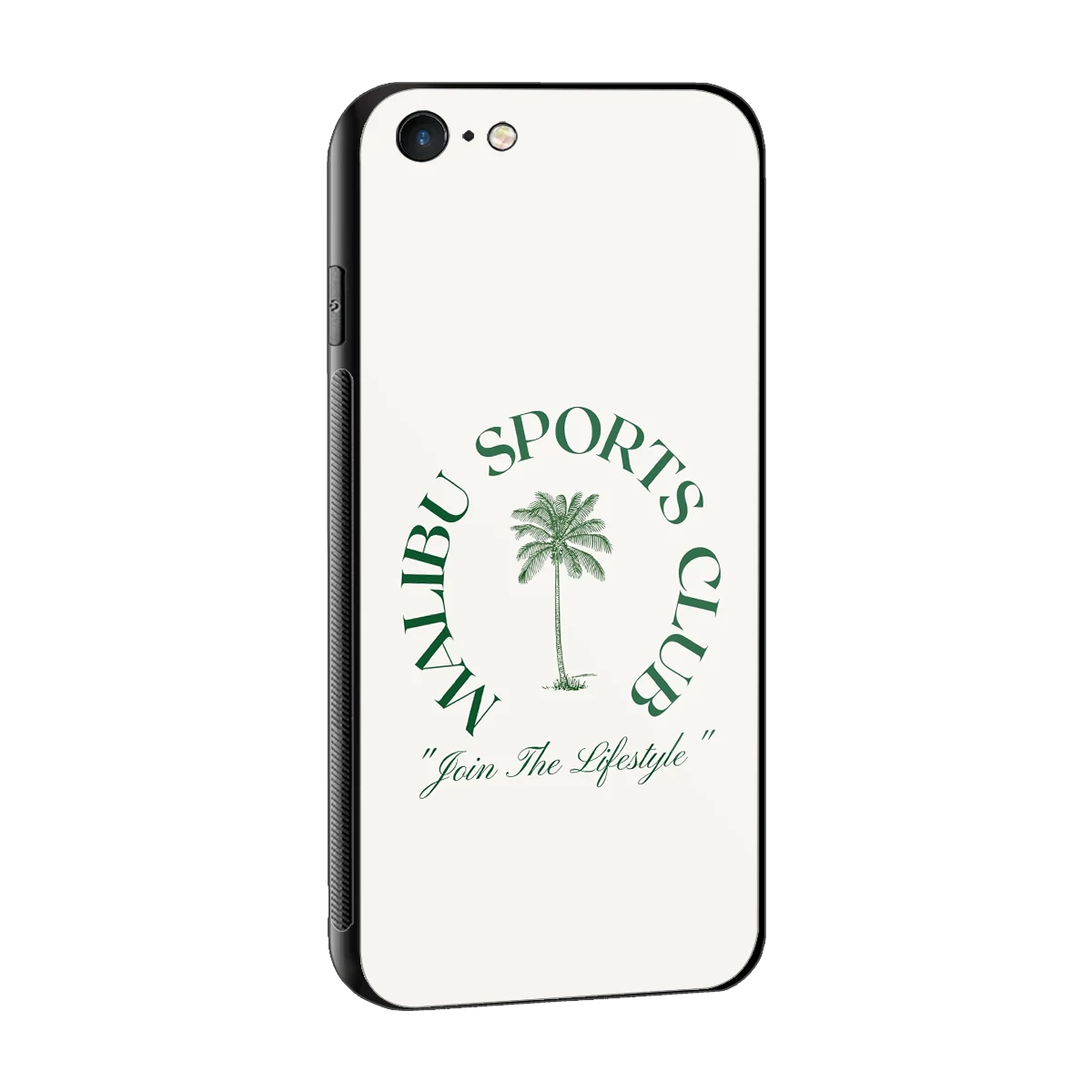 Malibu Sports Club sleek iphone 6s cover with tempered glass back and TPU edges