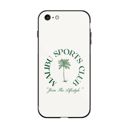 Malibu Sports Club back phone cover | glass case for iphone 6s plus