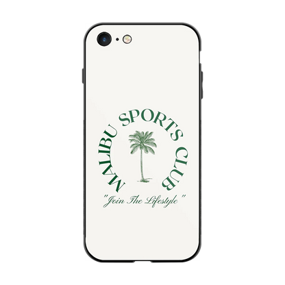 Malibu Sports Club back phone cover | glass case for iphone 7