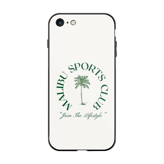 Malibu Sports Club back phone cover | glass case for iphone 7