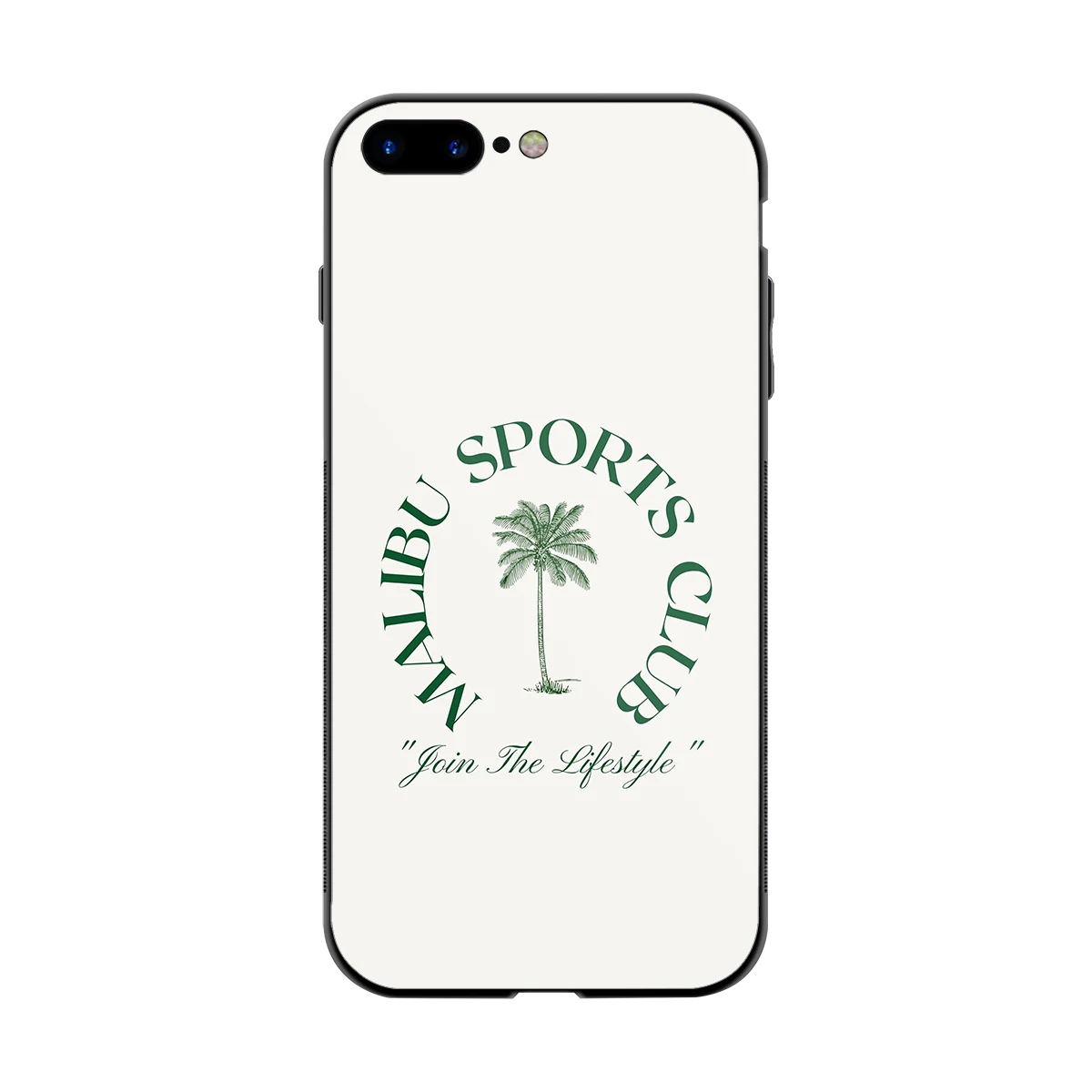 Malibu Sports Club back phone cover | glass case for iphone 8 plus