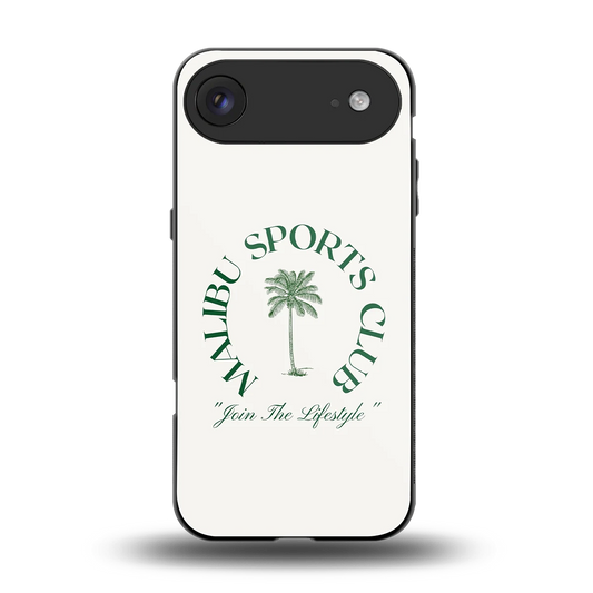 Malibu Sports Club back phone cover | glass case for iphone air