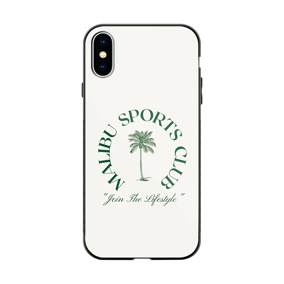 Malibu Sports Club back phone cover | glass case for iphone x