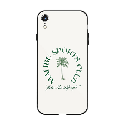Malibu Sports Club back phone cover | glass case for iphone xr