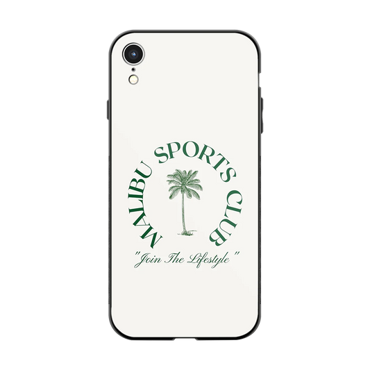 Malibu Sports Club back phone cover | glass case for iphone xr