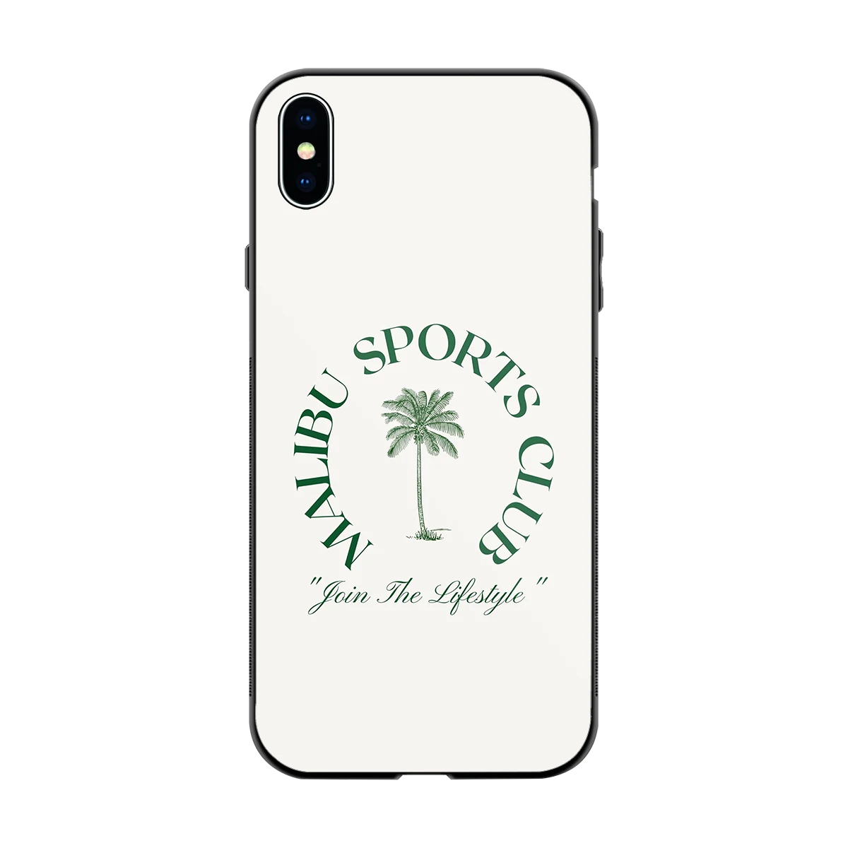 Malibu Sports Club back phone cover | glass case for iphone xs max