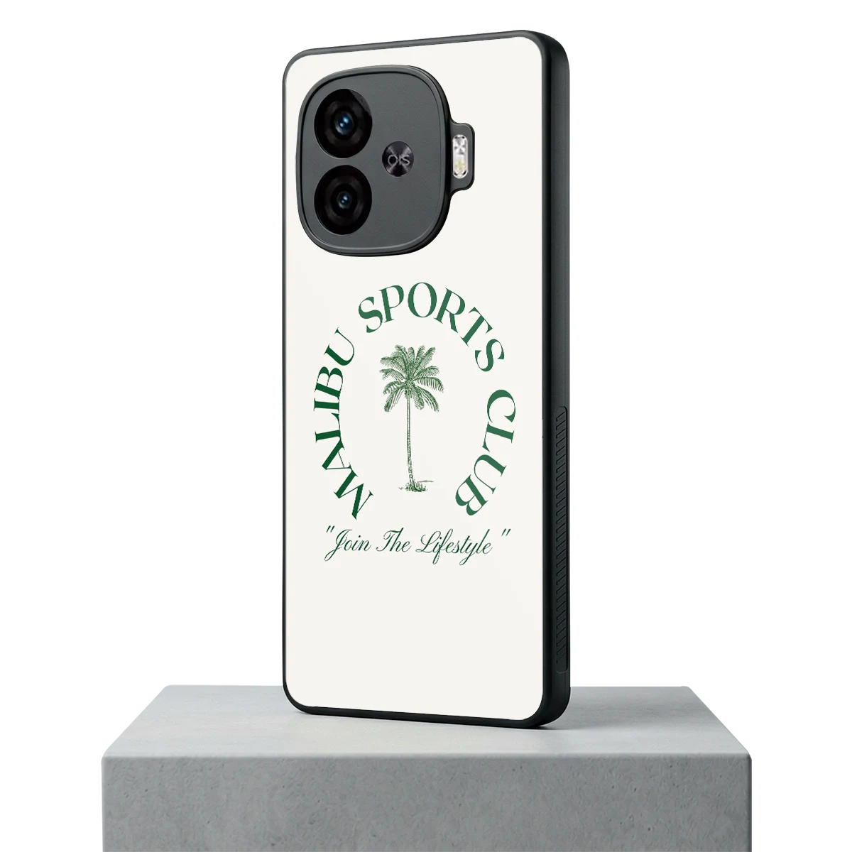 Malibu Sports Club iqoo neo 10r 5g mobile cover | shockproof glass phone case