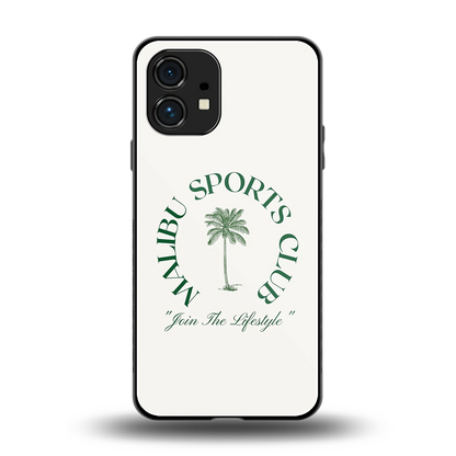 Malibu Sports Club back phone cover | glass case for nothing phone 1