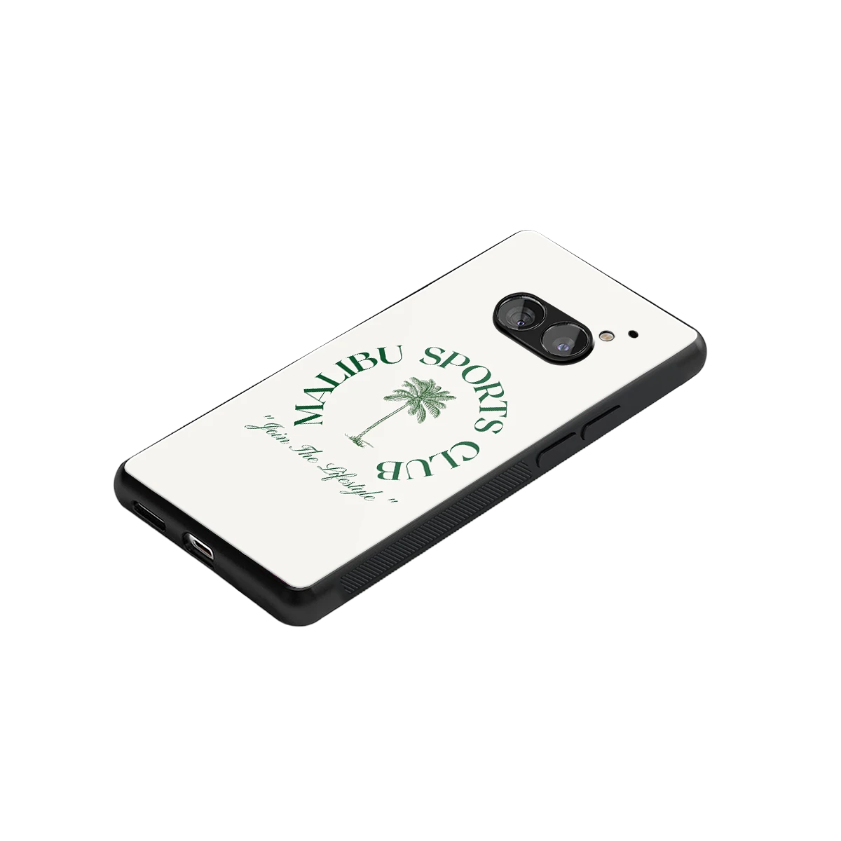 Malibu Sports Club stylish phone case for nothing phone 2a plus | glossy glass and slim fit