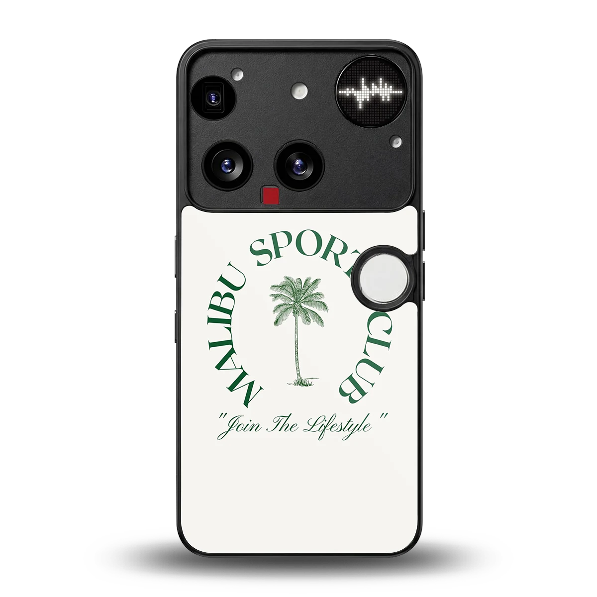 Malibu Sports Club back phone cover | glass case for nothing phone 3