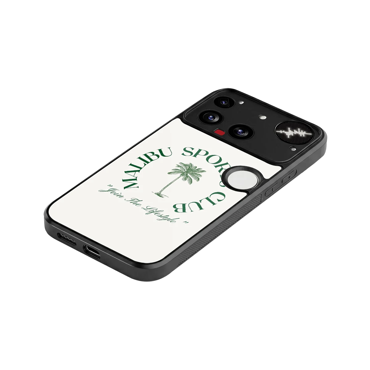 Malibu Sports Club stylish phone case for nothing phone 3 | glossy glass and slim fit