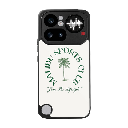Malibu Sports Club back phone cover | glass case for nothing phone 4a pro