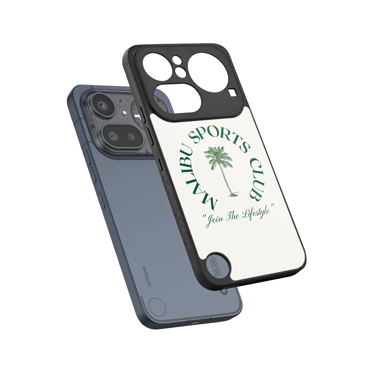 Malibu Sports Club sleek nothing phone 4a pro cover with tempered glass back and TPU edges