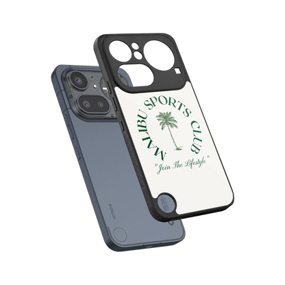 Malibu Sports Club sleek nothing phone 4a pro cover with tempered glass back and TPU edges