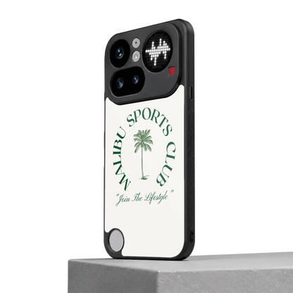 Malibu Sports Club nothing phone 4a pro mobile cover | shockproof glass phone case