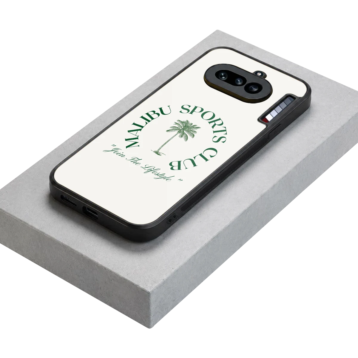 Malibu Sports Club stylish phone case for nothing phone 4a | glossy glass and slim fit