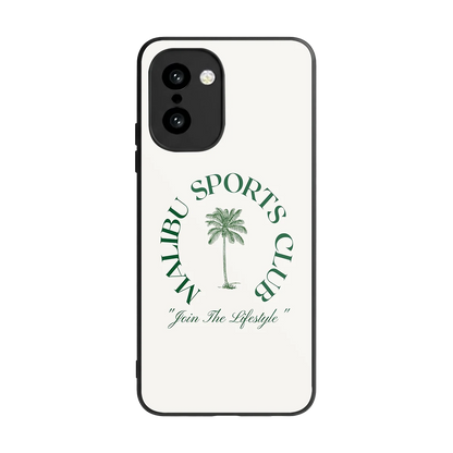 Malibu Sports Club back phone cover | glass case for oneplus 15r