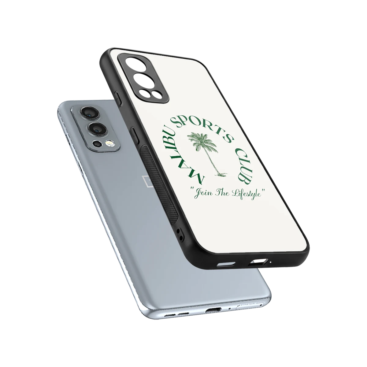 Malibu Sports Club sleek oneplus nord 2 cover with tempered glass back and TPU edges