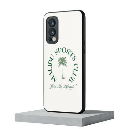 Malibu Sports Club oneplus nord 2 mobile cover | shockproof glass phone case
