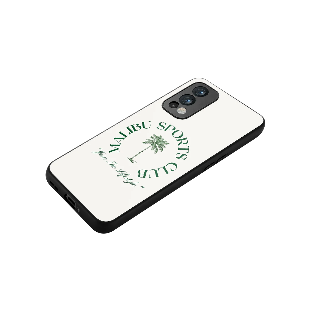 Malibu Sports Club stylish phone case for oneplus nord 2 | glossy glass and slim fit
