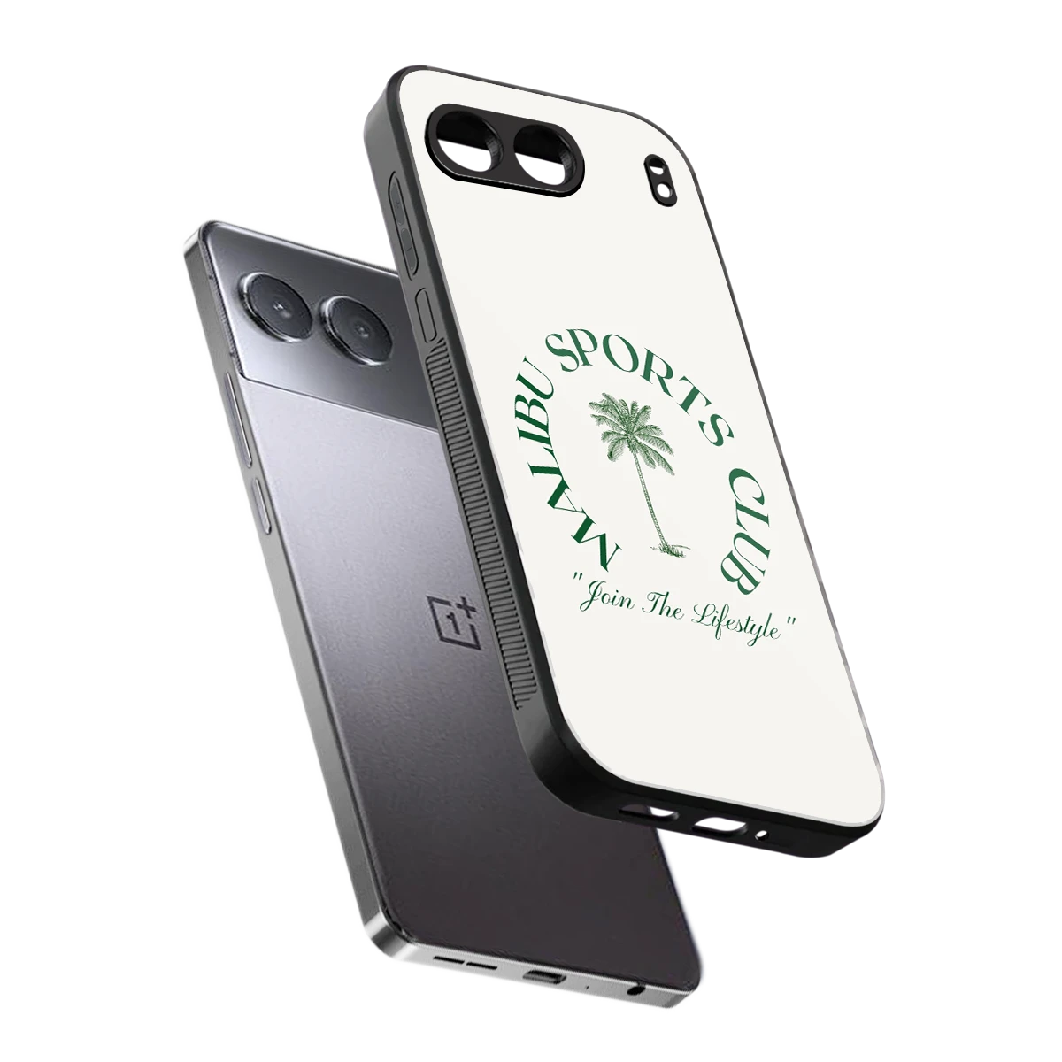 Malibu Sports Club sleek oneplus nord 4 cover with tempered glass back and TPU edges