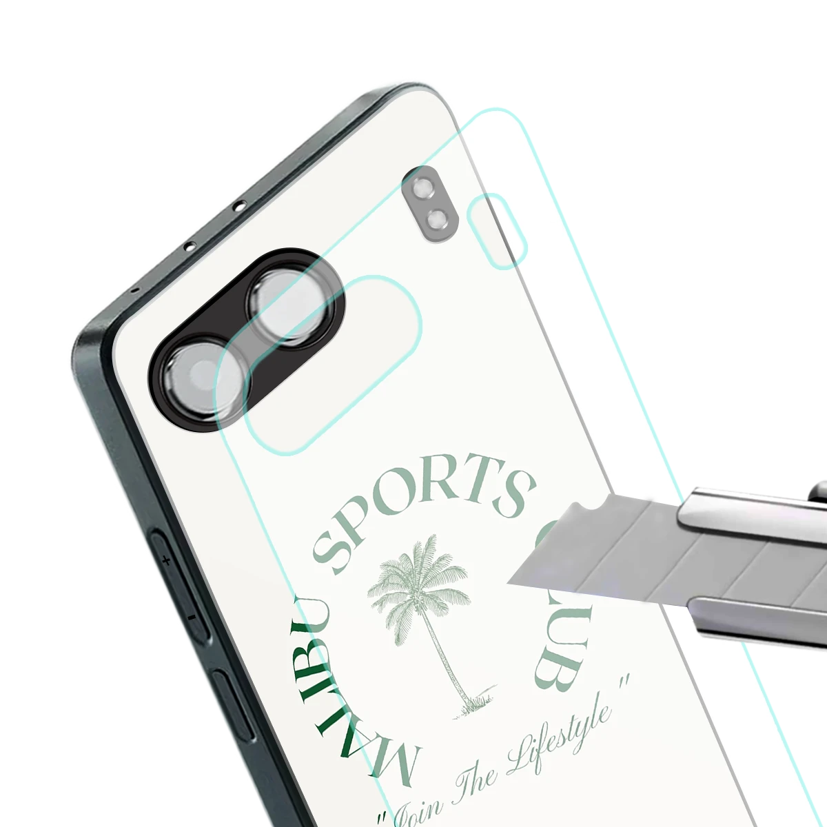 Malibu Sports Club stylish phone case for oneplus nord 4 | glossy glass and slim fit