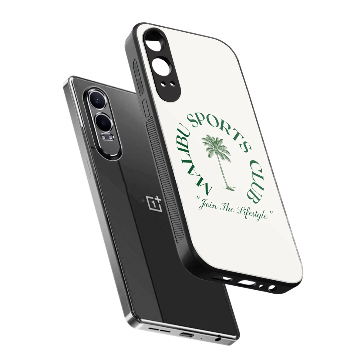 Malibu Sports Club sleek oneplus nord ce 4 lite cover with tempered glass back and TPU edges