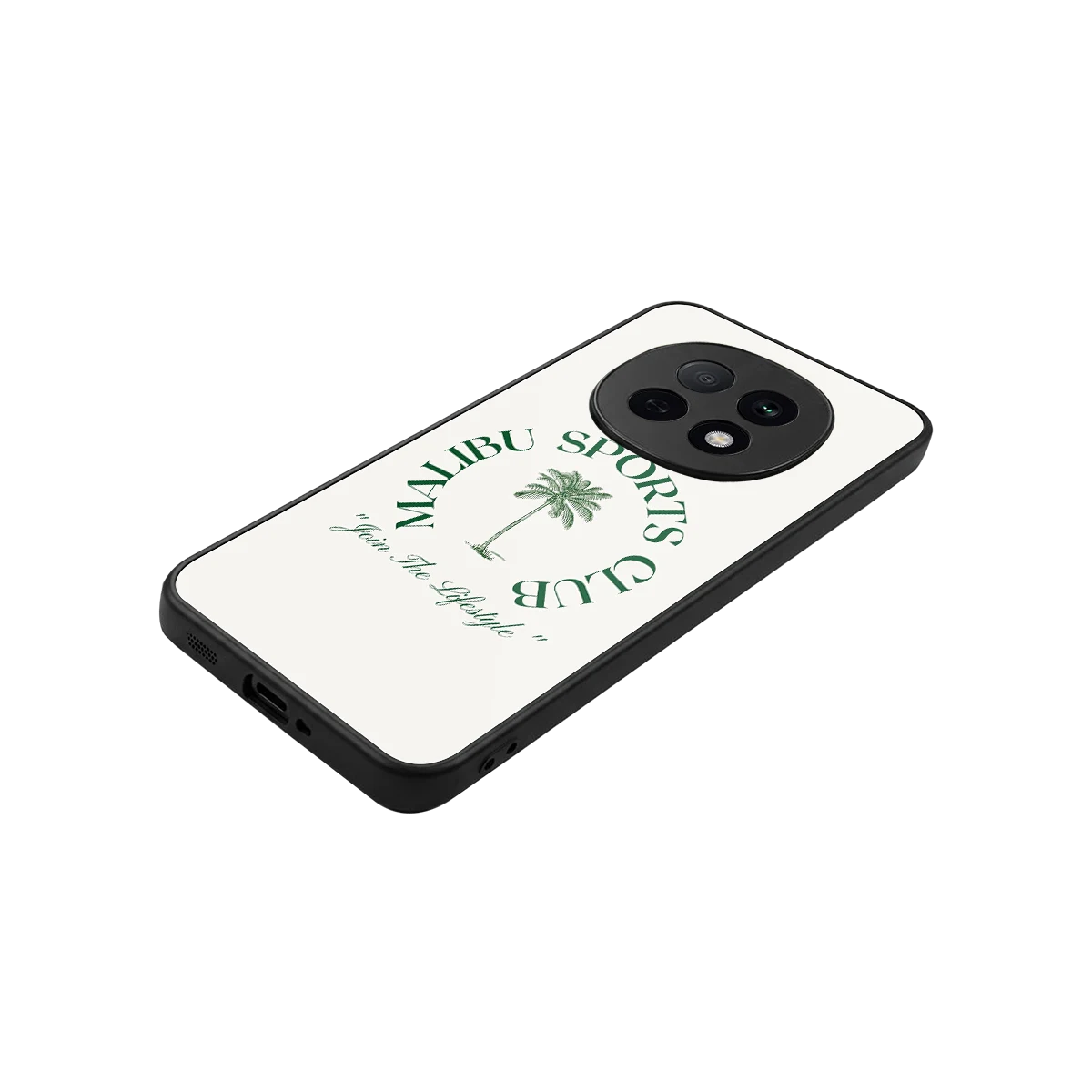 Malibu Sports Club stylish phone case for oppo f29 pro 5g | glossy glass and slim fit