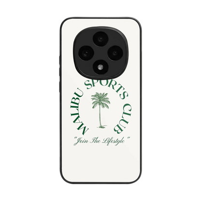 Malibu Sports Club back phone cover | glass case for oppo f31 pro 5g