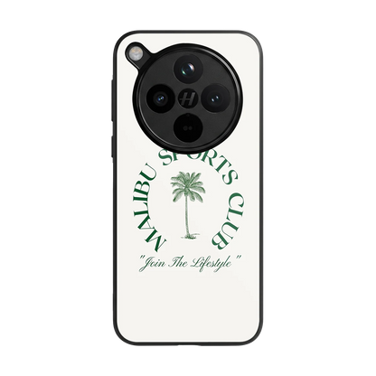 Malibu Sports Club back phone cover | glass case for oppo find x8