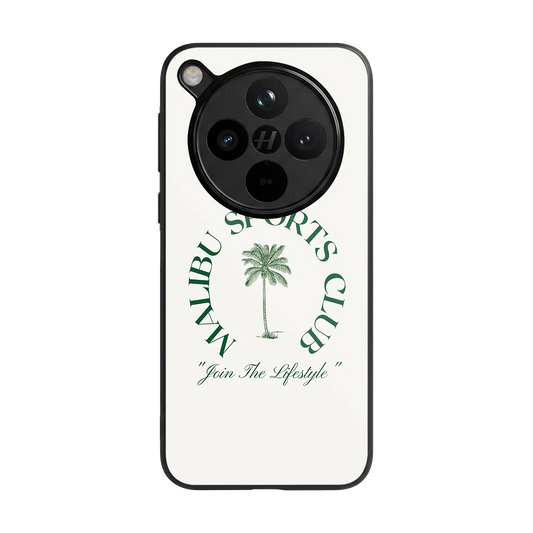 Malibu Sports Club back phone cover | glass case for oppo find x8