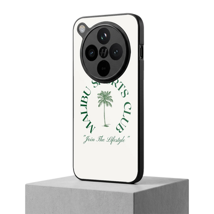 Malibu Sports Club oppo find x8 mobile cover | shockproof glass phone case