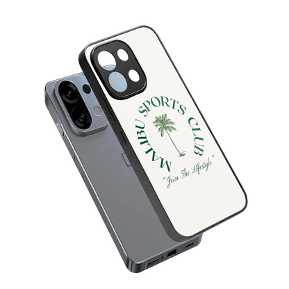 Malibu Sports Club sleek oppo k13 5g cover with tempered glass back and TPU edges