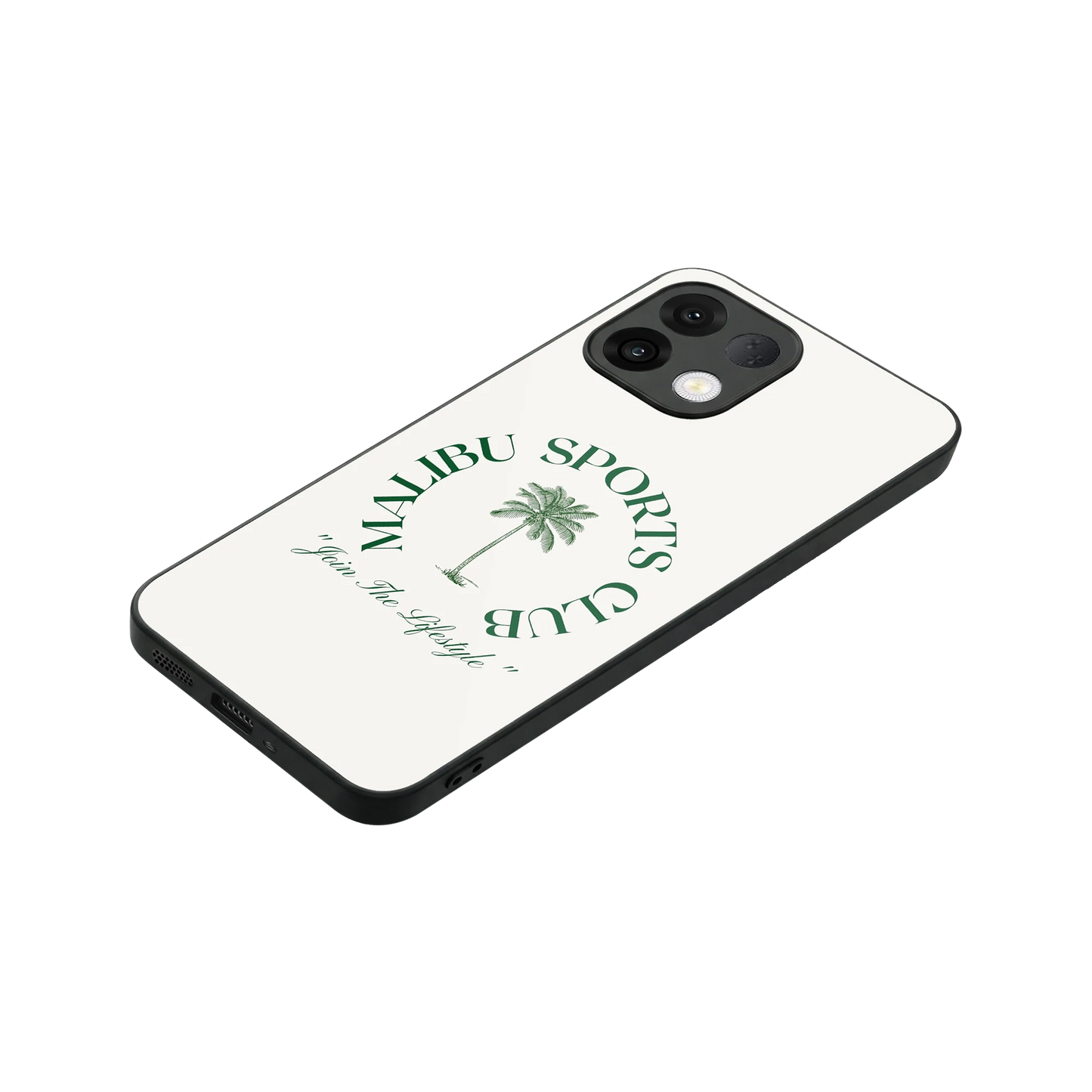 Malibu Sports Club stylish phone case for oppo k13 5g | glossy glass and slim fit