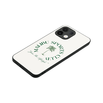 Malibu Sports Club stylish phone case for oppo k13 5g | glossy glass and slim fit