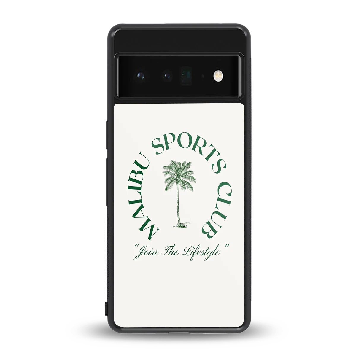 Malibu Sports Club back phone cover | glass case for google pixel 6 pro