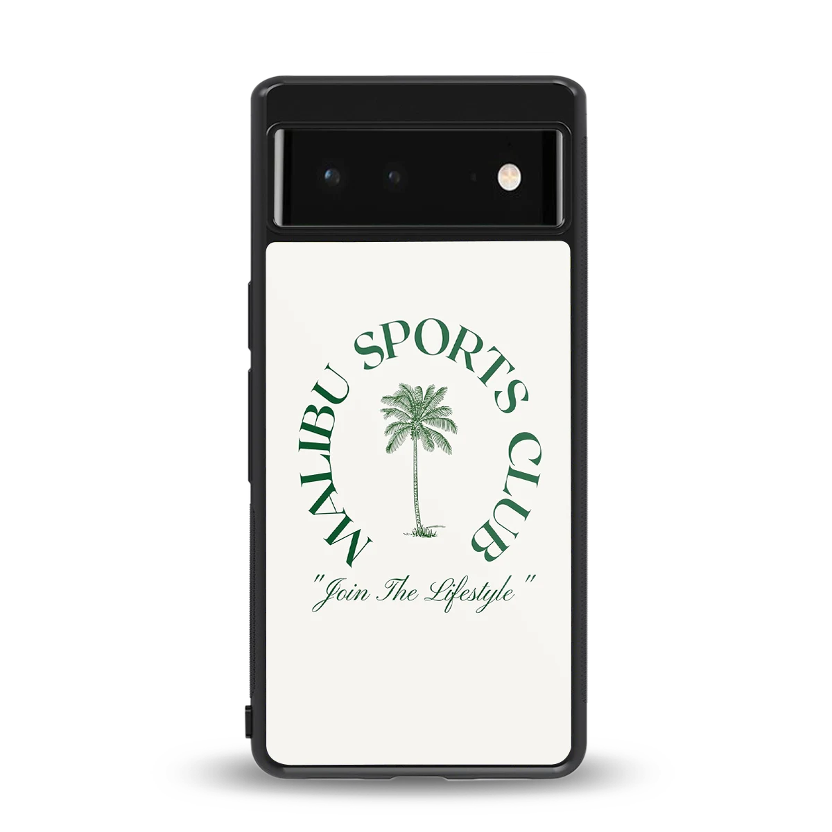 Malibu Sports Club back phone cover | glass case for google pixel 6a