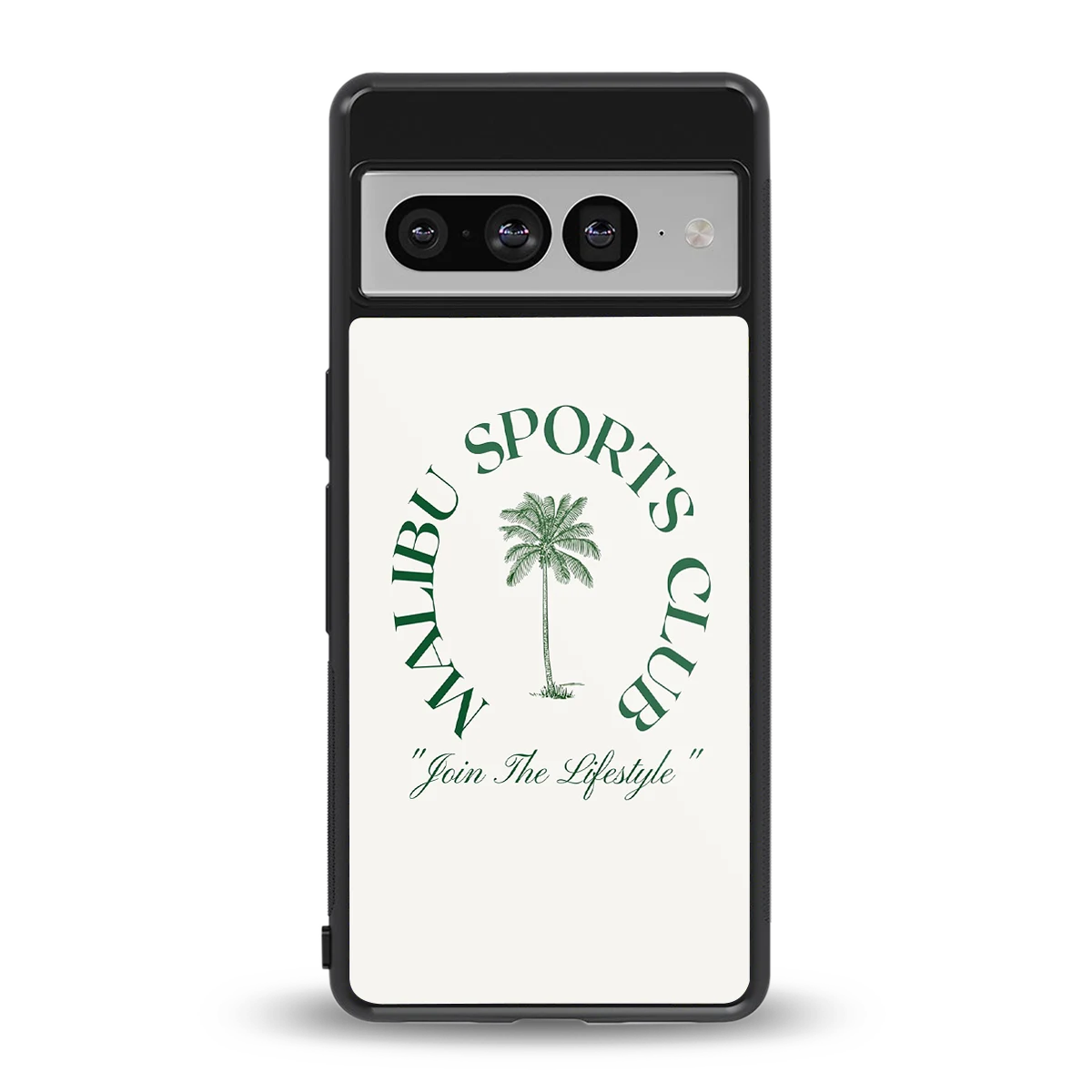 Malibu Sports Club back phone cover | glass case for google pixel 7 pro