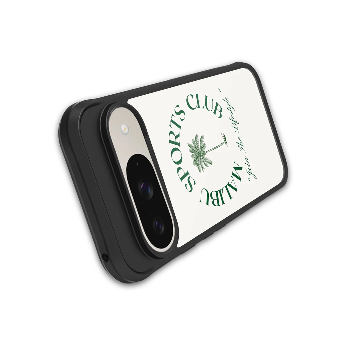 Malibu Sports Club stylish phone case for google pixel 9 | glossy glass and slim fit