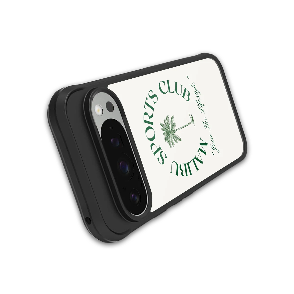 Malibu Sports Club stylish phone case for google pixel 9 pro xl | glossy glass and slim fit