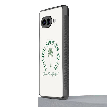 Malibu Sports Club google pixel 10a mobile cover | shockproof glass phone case